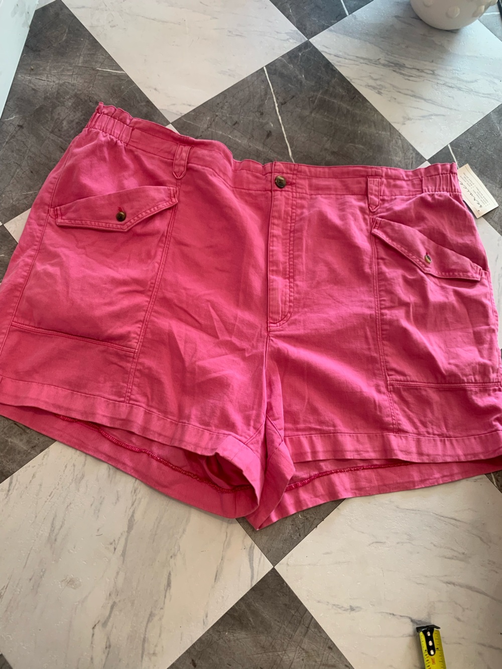 168 Old Navy Hot Pink Utility Cargo Bermudas